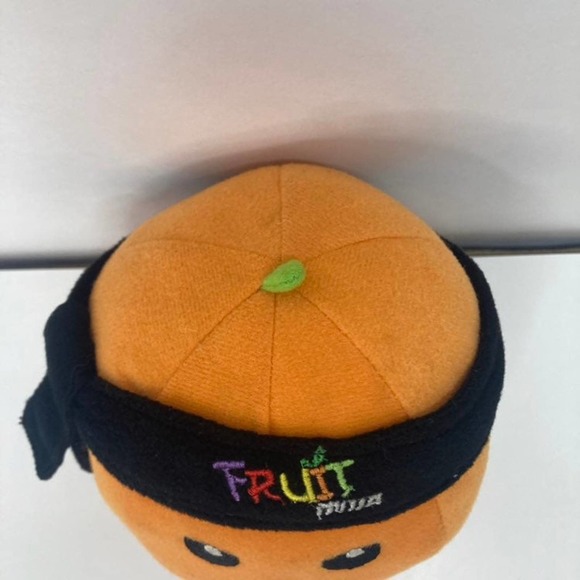 Fruit Ninja Orange 5" Plush 2011 Nanco Stuffed Animal Toy Warrior Game - Picture 6 of 9